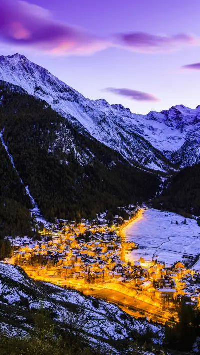 Snow mountain scenery 25 - Screenshot 1