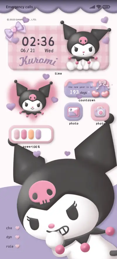 Kuromi 3D cute
