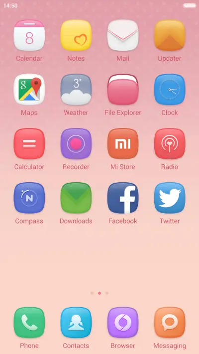 MIUI 7-Pink Blush - Screenshot 3