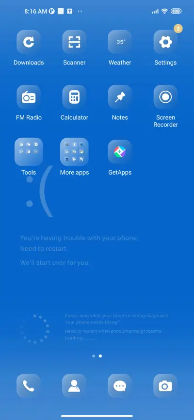 Blue screen - Screenshot 3