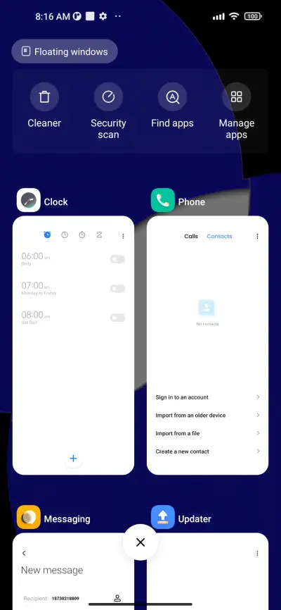 Blue UI - Screenshot 4