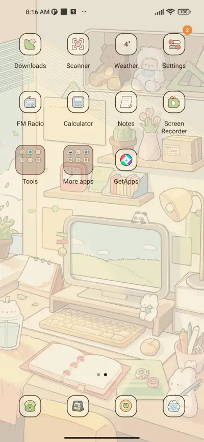 Warm desk dynamic - Screenshot 3