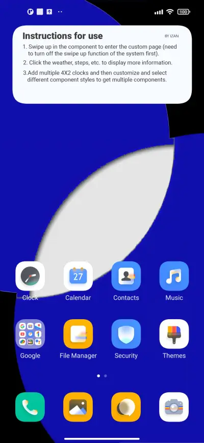 Blue Ui - Screenshot 2