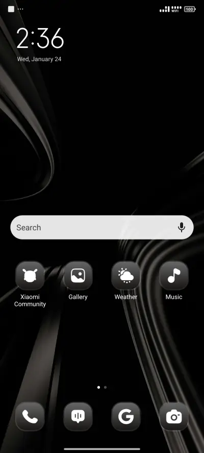 White Abstract - Screenshot 2