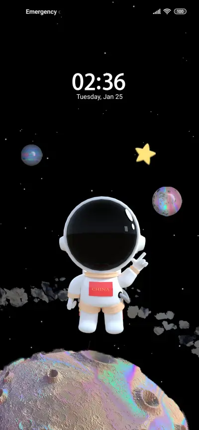 3D astronauts
