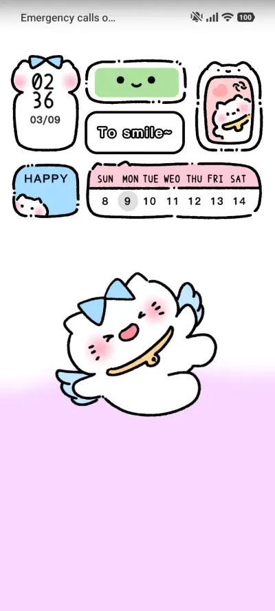 Fluid angel kitten - Screenshot 1