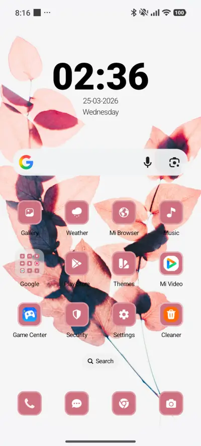 Coral Leaves - Screenshot 2