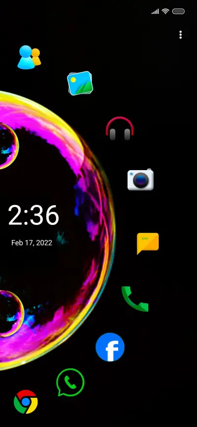 Black Bubble THEME for Xiaomi MIUI HyperOS