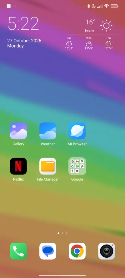 Rainbow theme v1 - Screenshot 2