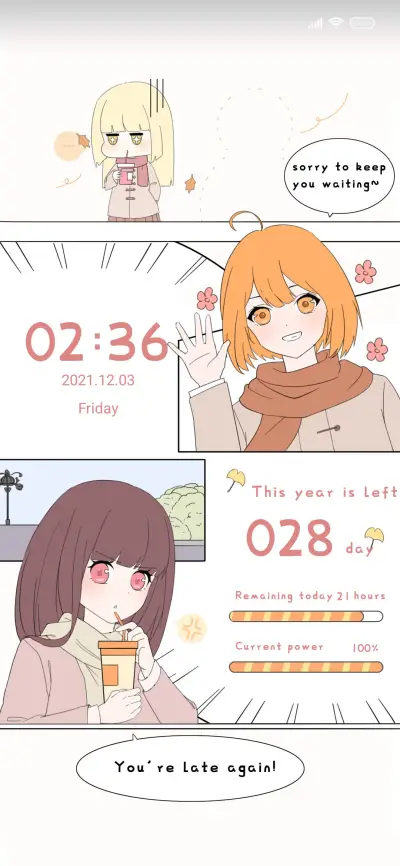 Cartoon girl - Screenshot 1