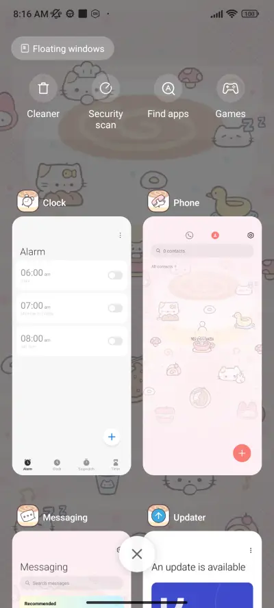 Kitty Doodle Clock - Screenshot 5