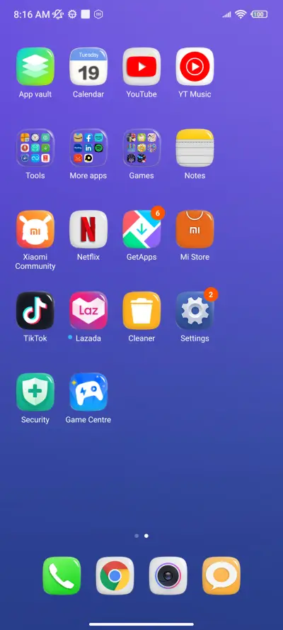 Global 5x7 Layout - Screenshot 3