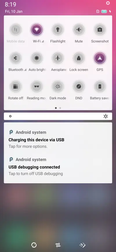 Default Gradient v11 - Screenshot 5