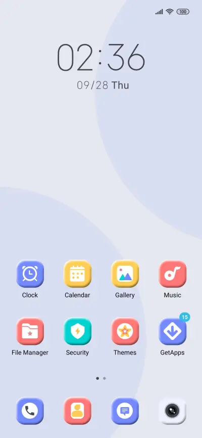 Light Simple Blue - Screenshot 2