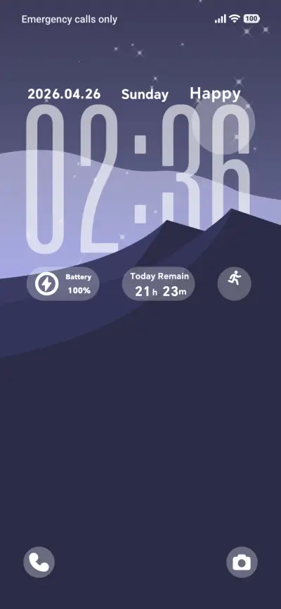 Purple Star Ridge THEME for Xiaomi MIUI HyperOS