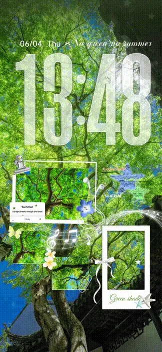 Sky trees THEME for Xiaomi MIUI HyperOS