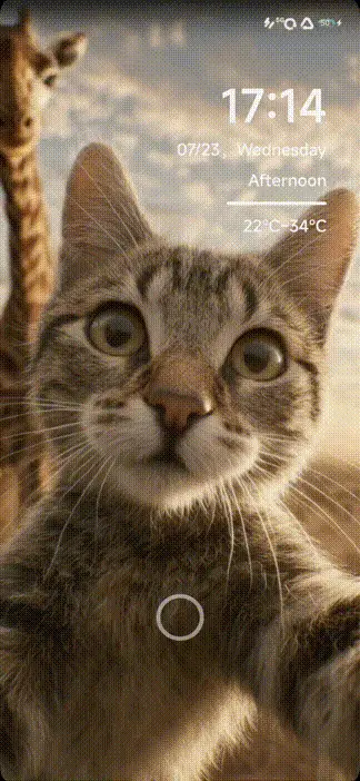 Cat and giraffe - Screenshot 1