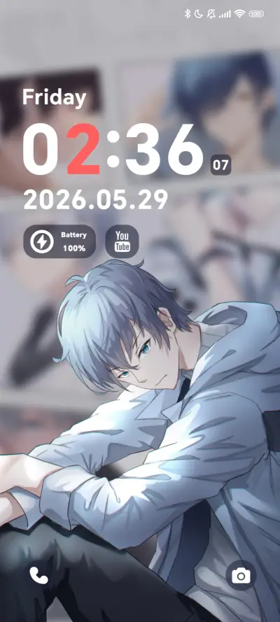 Blue Still Shadow THEME for Xiaomi MIUI HyperOS