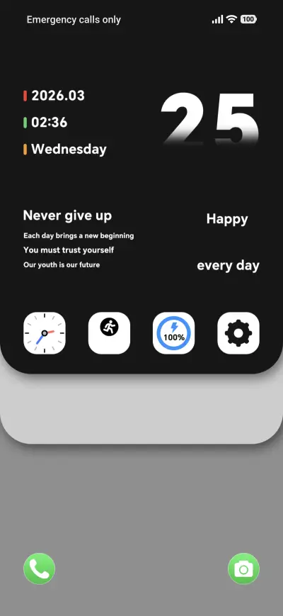Ink Pale White THEME for Xiaomi MIUI HyperOS