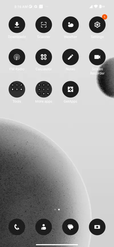 Monochrome UI - Screenshot 3