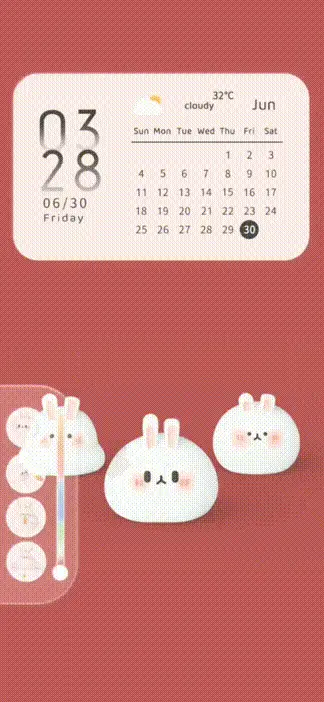3D Cute Rabbit 11 - Screenshot 1