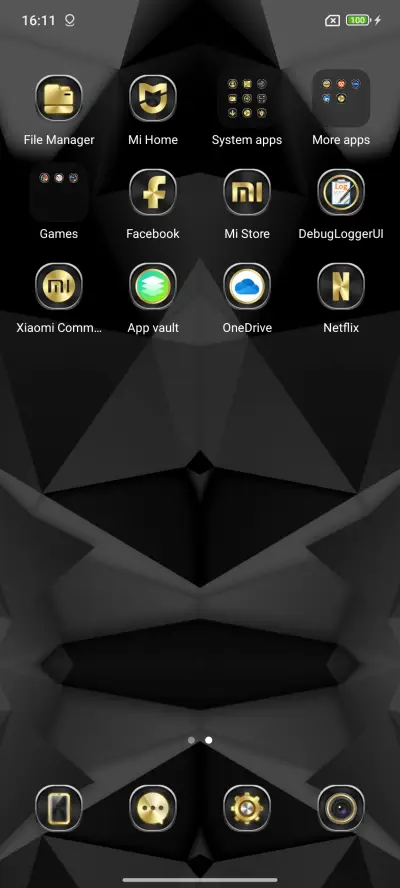 Minimal Black Geo - Screenshot 3