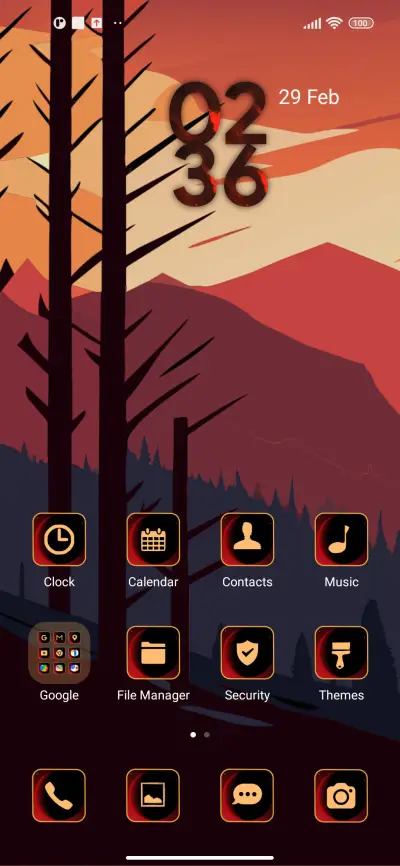 dark sunset - Screenshot 2