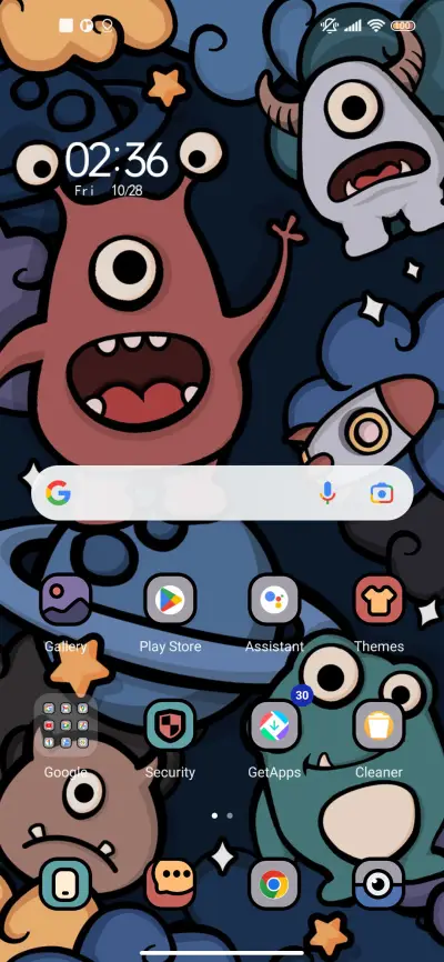 Retro cute monster - Screenshot 3