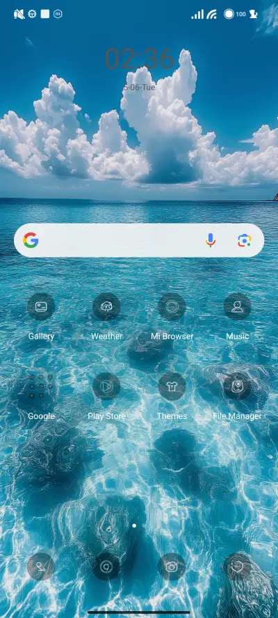 blue sea - Screenshot 2