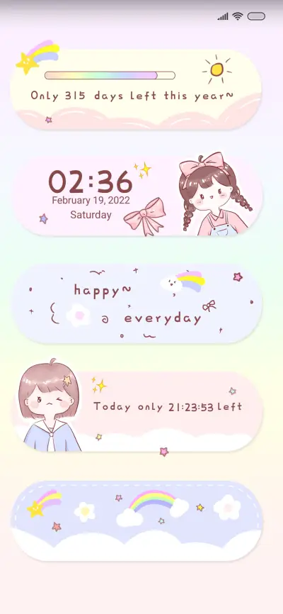 Cute Girl THEME for Xiaomi MIUI HyperOS