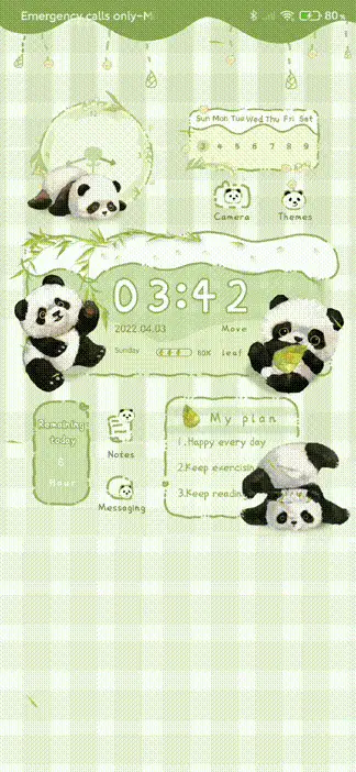 cute panda - Screenshot 1