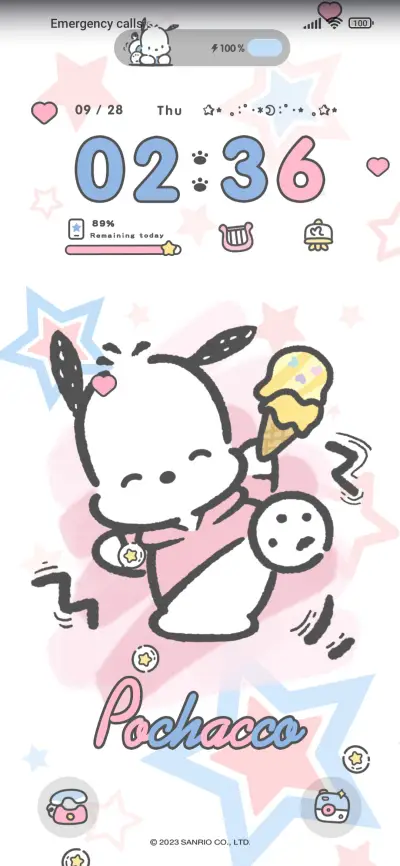 Pochacco Pink Blue