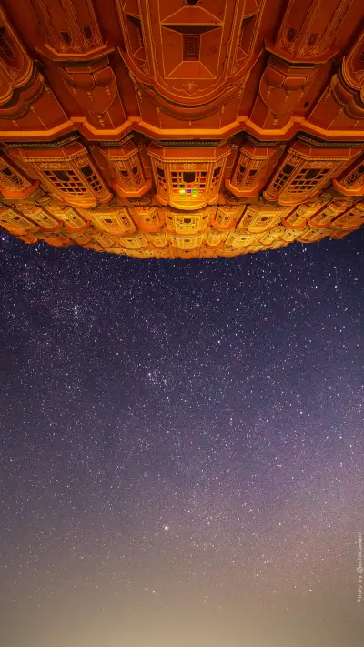 Hawa Mahal Night View, Jaipur, Rajasthan