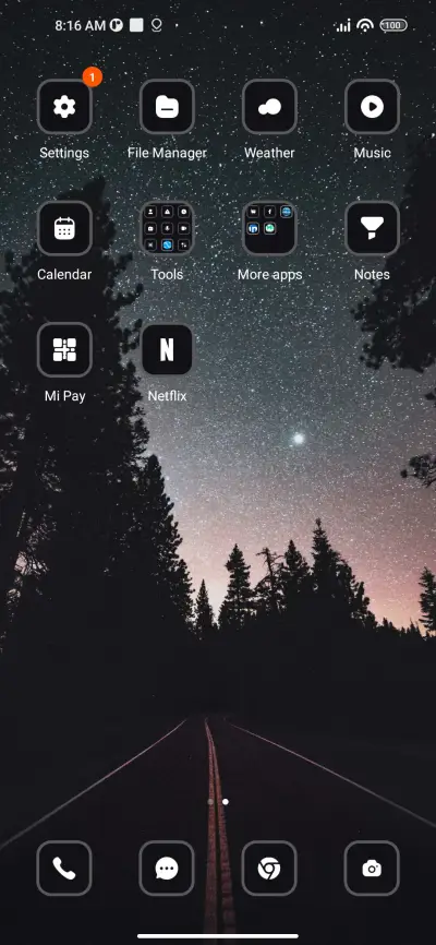 Starry night - Screenshot 3