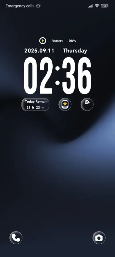 Dark Azure Glow - Screenshot 1