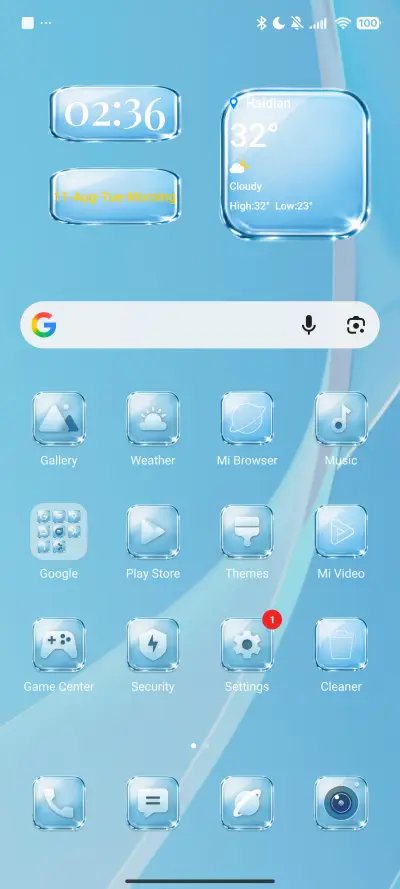 Blue Glass VK - Screenshot 2