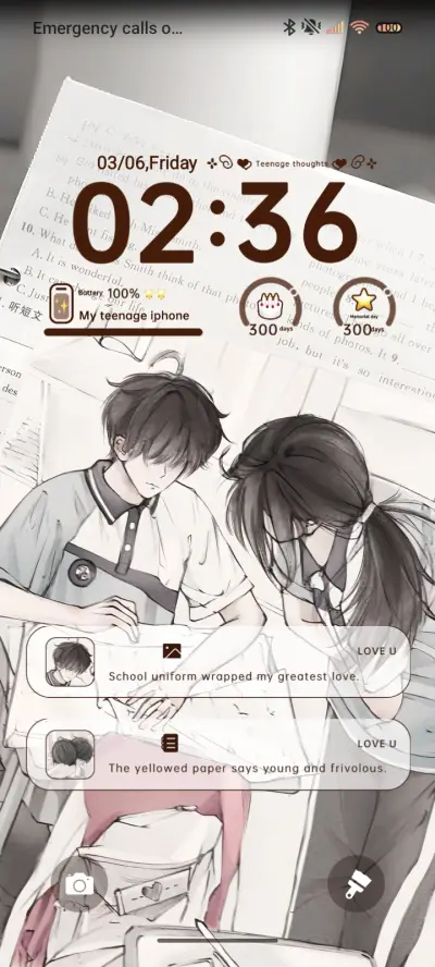 Teenage thoughts THEME for Xiaomi MIUI HyperOS