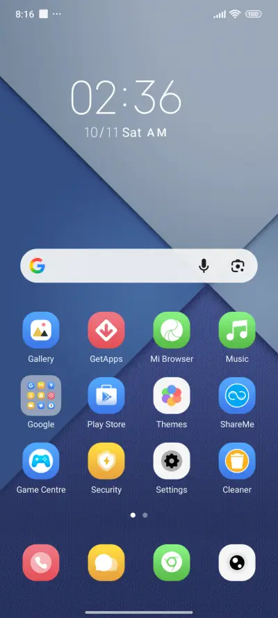 Layered Azure - Screenshot 2