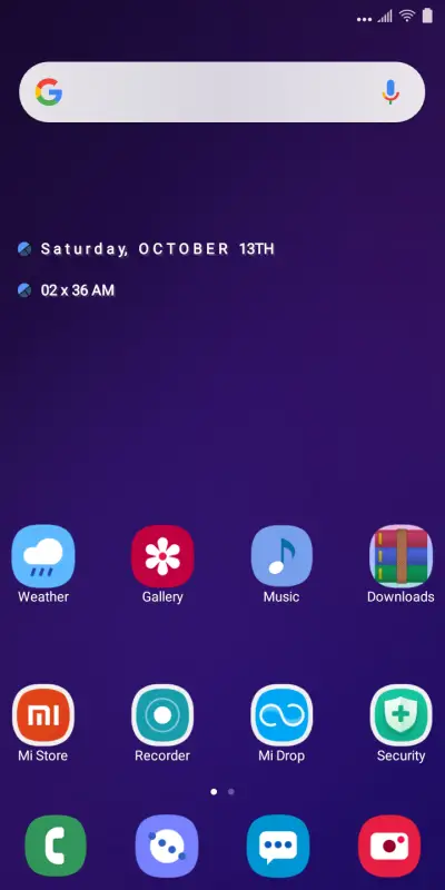 One UI - Screenshot 2