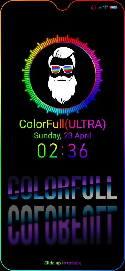 ColorfullClock - Screenshot 2