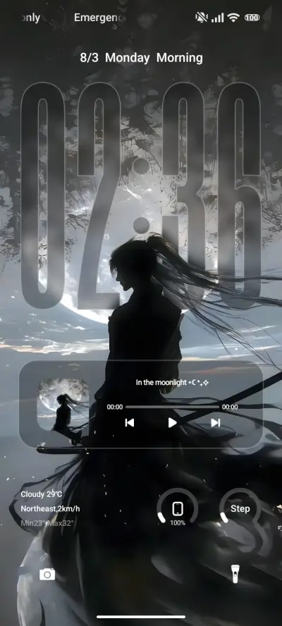 Beneath the Moon THEME for Xiaomi MIUI HyperOS