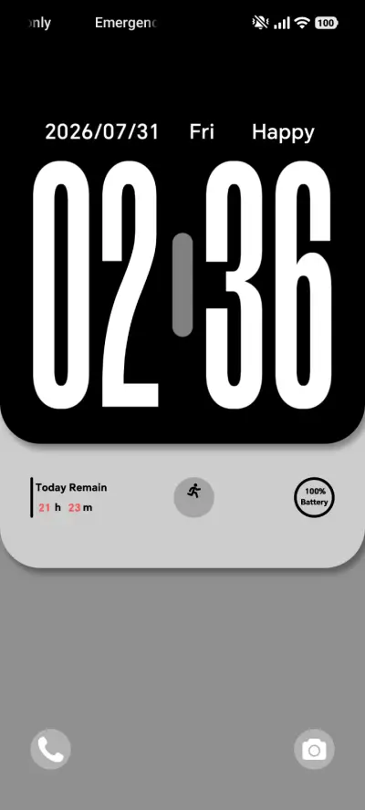 Monochrome Time THEME for Xiaomi MIUI HyperOS