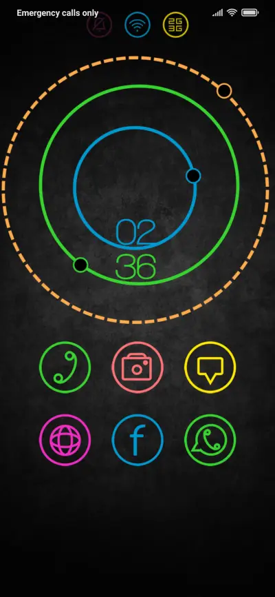 Clock Neon - Screenshot 1