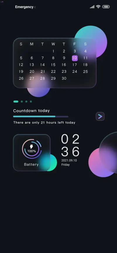 Colorful circle - Screenshot 1