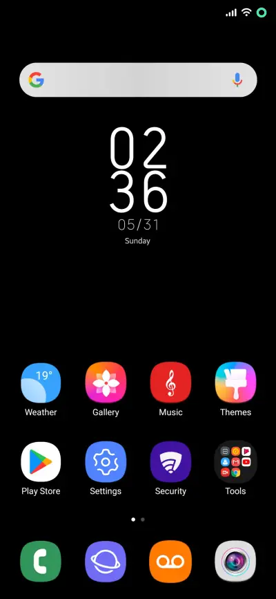 ColorOS Black - Screenshot 2