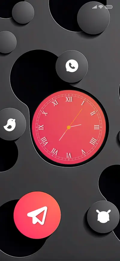 3D Clock - Screenshot 1