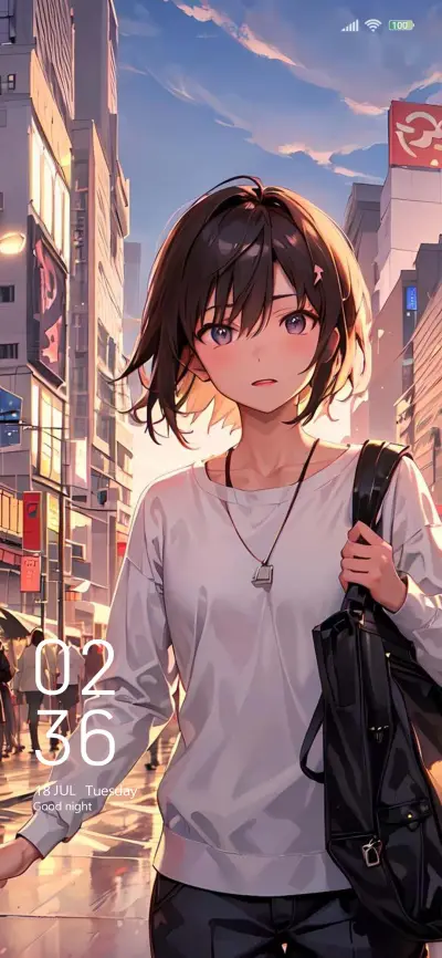 Backpack girl - Screenshot 1