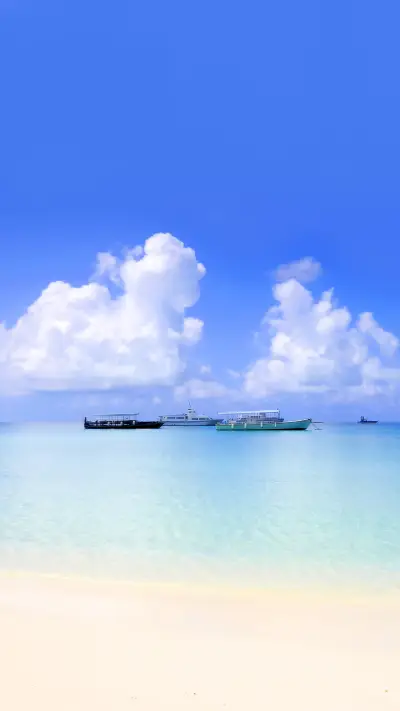 Ocean scene at maldives
