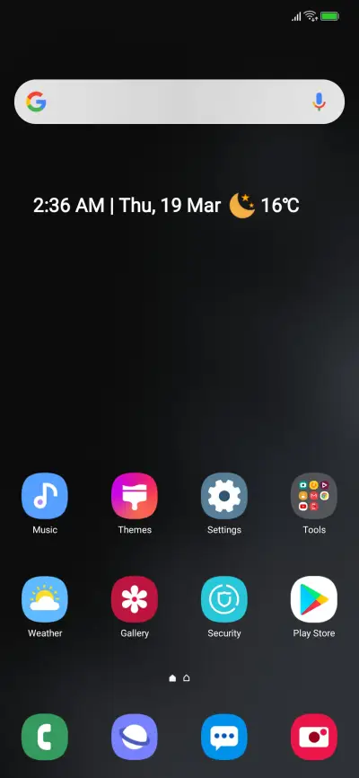 OneUi Black Q - Screenshot 2