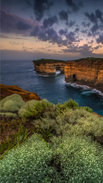 Early morning light near lochard gorge shipwreck coast